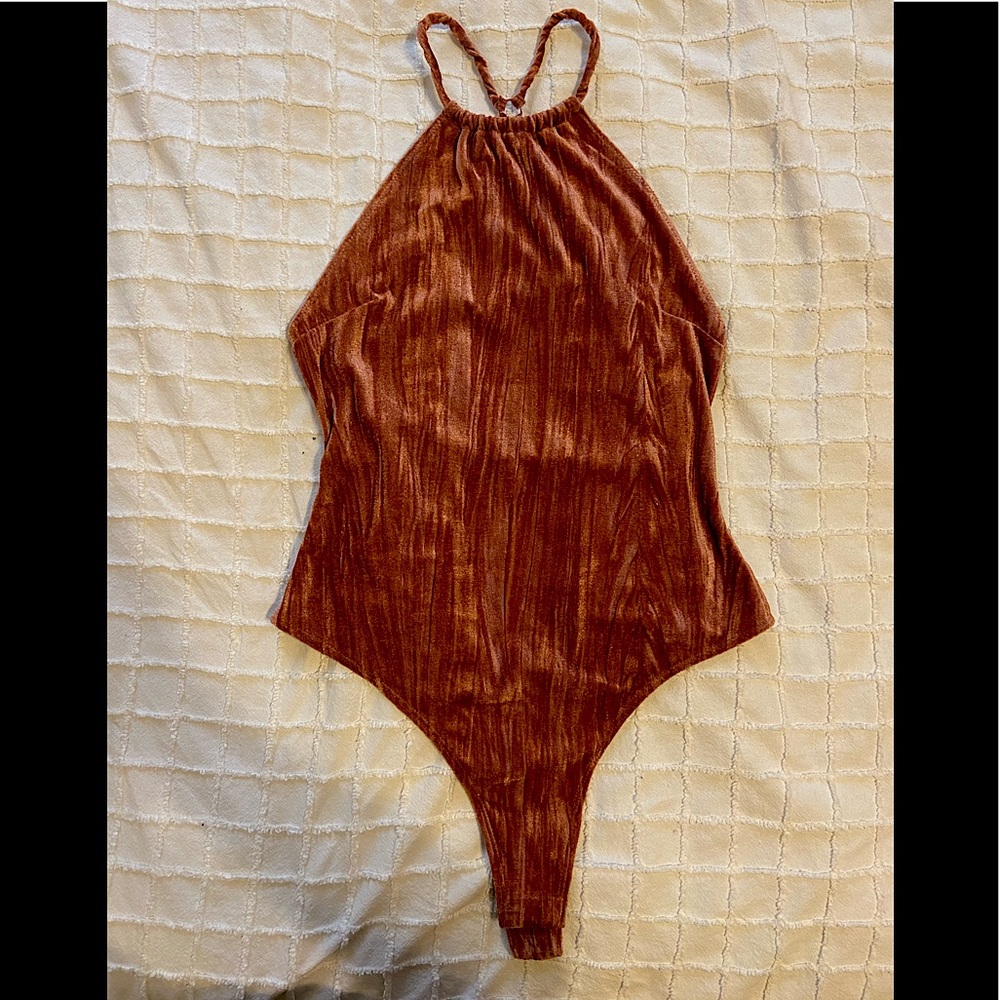 Urban Outfitters Velvet Bodysuit